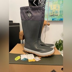 Muck Forager Tall Rubber Boots Dark Grey Mens Size 12 New in box